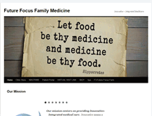 Tablet Screenshot of futurefocusmd.com